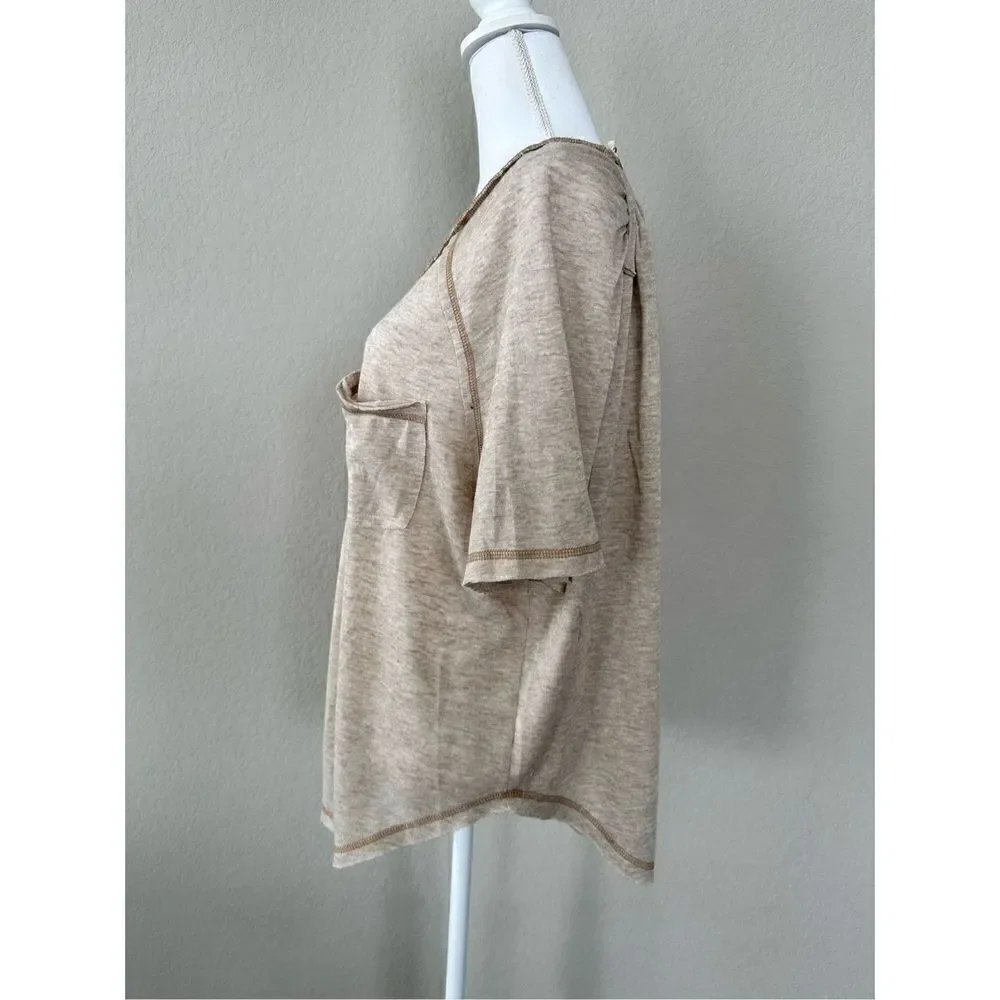 La Miel Front Pocket Inside Out T Shirt - Picture 7 of 9